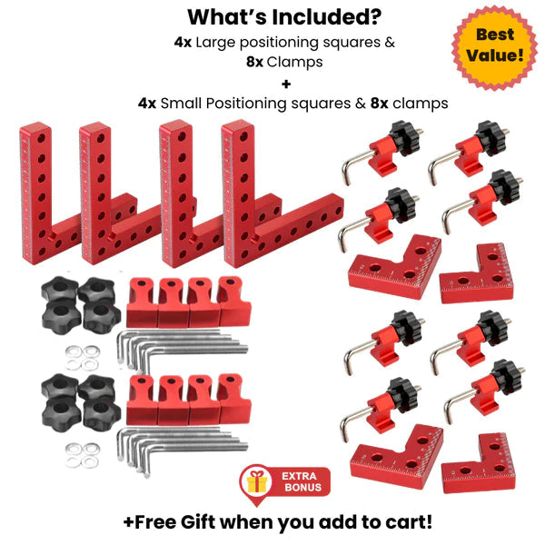 Craftenix™ 90 Degree Positioning Clamps