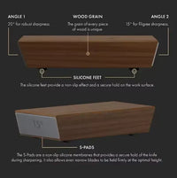 Craftenix™ Rolling Knife Sharpener Kit